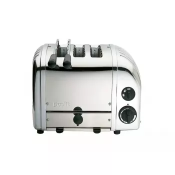 3-slice toaster Dualit Combi 2+1S, 1700 W, silver aluminium/stainless steel