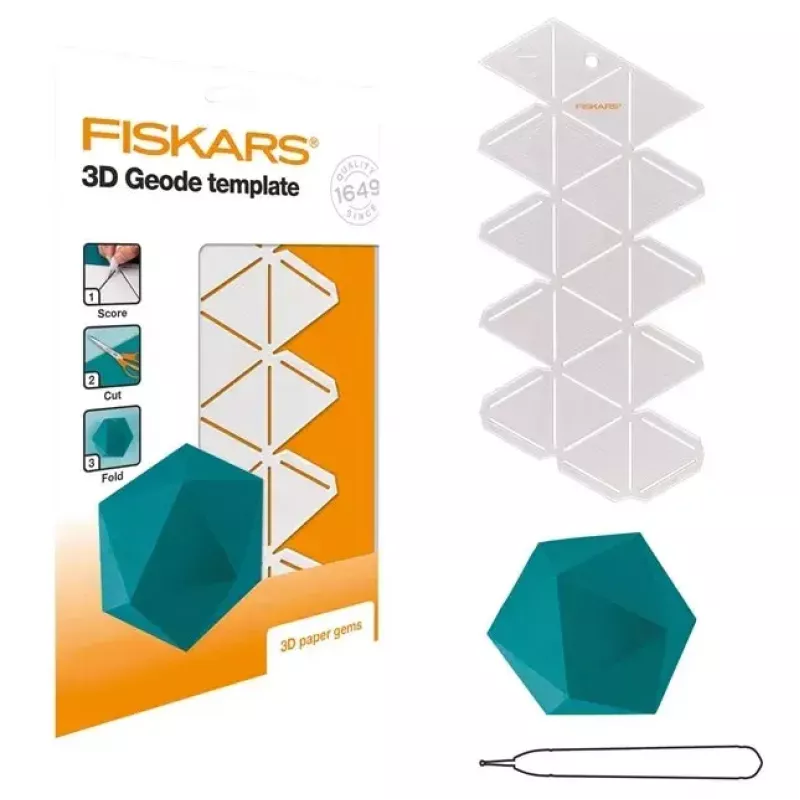 Silhouette stencil Fiskars 1059566 White Plastic for Adults and Children