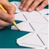 Silhouette stencil Fiskars 1059566 White Plastic for Adults and Children