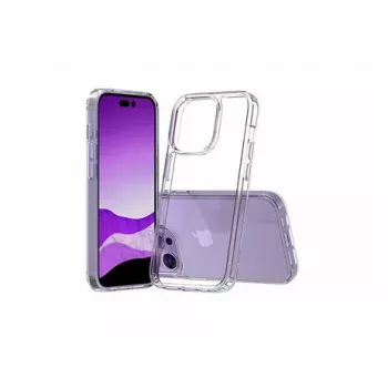 Smartphone bumper case SCREENOR for iPhone 15, transparent TPU, fits 15.5 cm (6.1 inch) screen