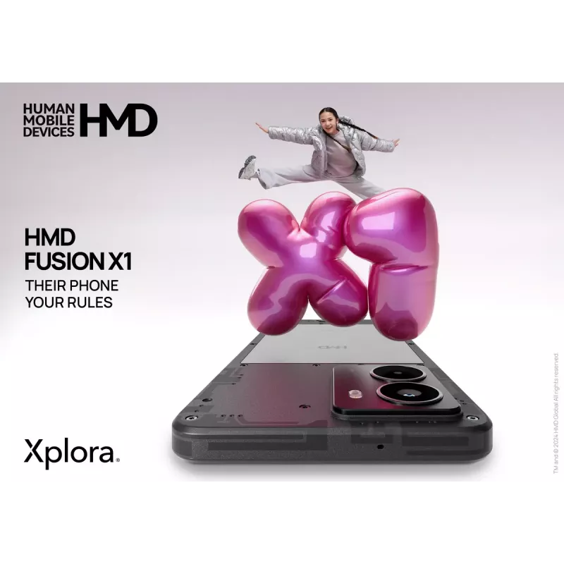 Smartphone HMD FUSION X1 DS TA-1672 6.56 inch 128GB Black