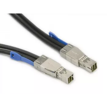 External MiniSAS HD cable Supermicro CBL-SAST-0573, 1 m, MiniSAS–MiniSAS, black