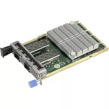 Network adapter Supermicro AOC-A25G-M2SM — QSFP28 internal interface, passive cooling, 15 W, 76×115 mm