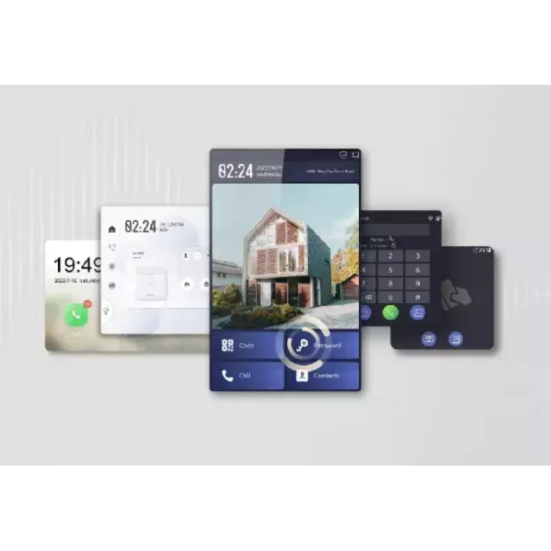 Video Intercom System Hikvision DS-KD8003-IME1(B)/NS 2 MP Black Stainless Steel