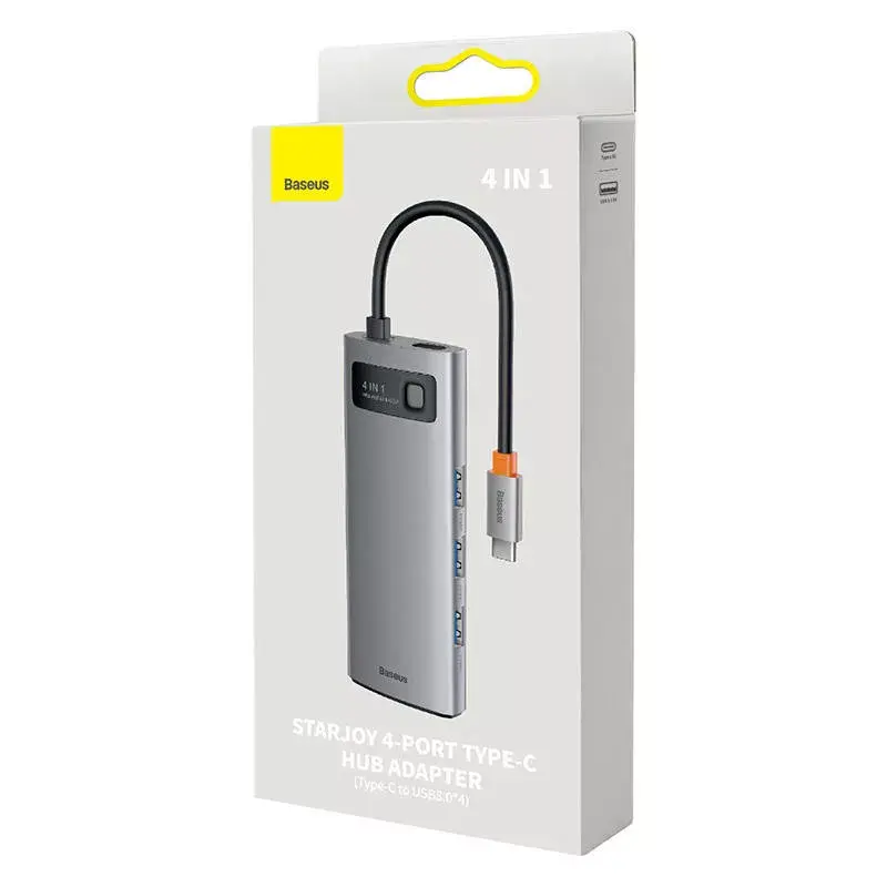 USB-C to 4x USB 3.0 Hub Baseus WKWG070013 — USB-C to four USB-A 3.0 ports