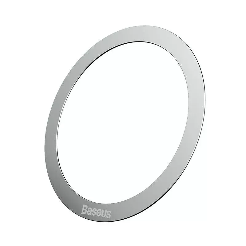 Magnetic Ring Baseus Halo Series Silver — 2 pcs phone ring holder