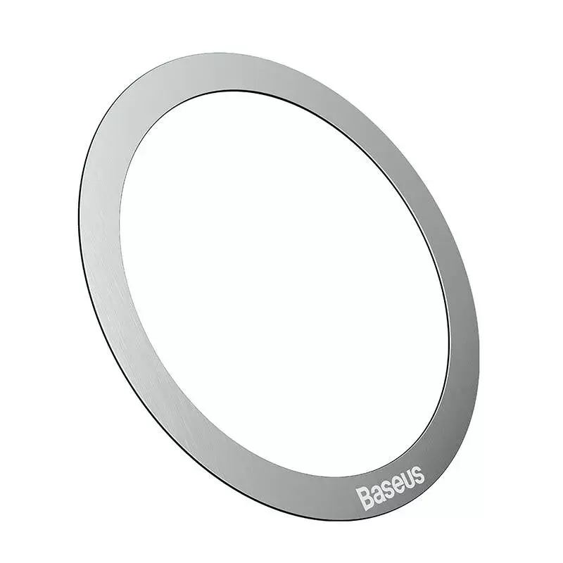 Magnetic Ring Baseus Halo Series Silver — 2 pcs phone ring holder