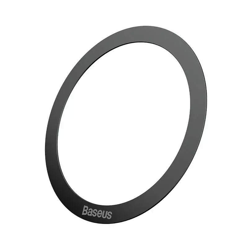 Magnetic Ring Baseus Halo MagSafe Black — 2 pcs magnetic phone ring holders