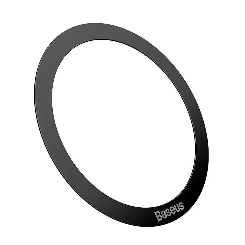 Magnetic Ring Baseus Halo MagSafe Black — 2 pcs magnetic phone ring holders