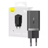 Baseus wall charger GaN5 40W, 2x USB C (Black)