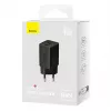 Baseus wall charger GaN5 40W, 2x USB C (Black)