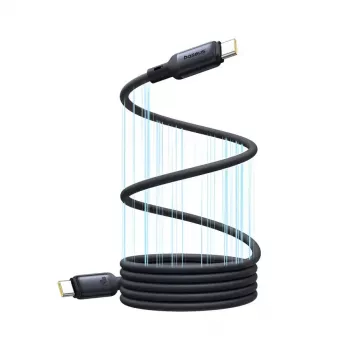 USB-C to USB-C cable Baseus PicoGo 1 m, black, data up to 0.48 Gbit/s