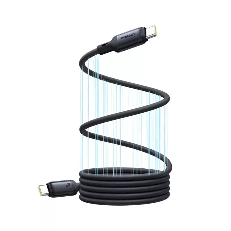 USB-C to USB-C cable Baseus PicoGo 1 m, black, data up to 0.48 Gbit/s