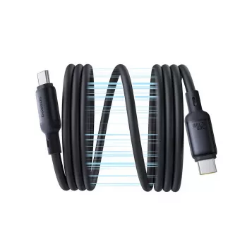 USB-C to USB-C cable Baseus PicoGo 1 m, black, data up to 0.48 Gbit/s
