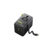 Charger Baseus EnerCore CG11 — Indoor AC fast charger, 2x USB‑C, 1 m cable, black