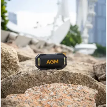 Party speaker Beafon AGM Mag Rock — wireless 8 W, battery 1800 mAh, up to 10 h, black/orange, button volume control
