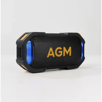 Party speaker Beafon AGM Mag Rock — wireless 8 W, battery 1800 mAh, up to 10 h, black/orange, button volume control