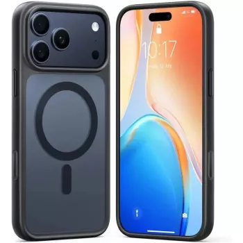 Protective phone case Torras Guardian-Magnetic Series for iPhone 17 Pro Max — Black