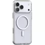 Clear protective case Torras Guardian-Magnetic Series for iPhone 17 Pro — MagSafe compatible, transparent