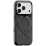 Protective phone case Torras for iPhone 17 Pro — Fitness Series Ostand, Black, Slim Lightweight