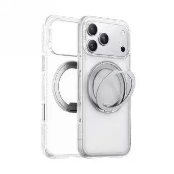 Clear case Torras for iPhone 17 Pro — OSTAND R FITNESS SERIES, transparent protective cover