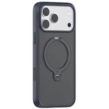Phone case Torras Ostand Spin Series for iPhone 17 Pro, Navy Blue