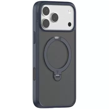 Phone case Torras Ostand Spin Series for iPhone 17 Pro Max, Navy Blue