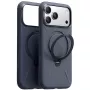 Phone case Torras Spin Softune Series for iPhone 17 Pro, navy blue, soft protective cover