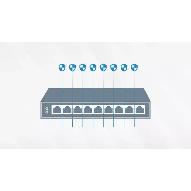 Unmanaged Switch Hikvision DS-3T0510HP-E/HS