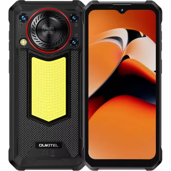 Rugged smartphone Oukitel WP53 — 128GB storage, 8GB RAM, Black