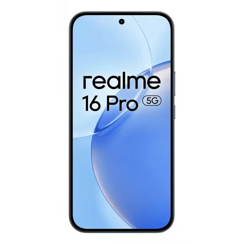 Smartphone REALME 16 PRO — 6.8 inch (17.3 cm) 5G, MediaTek Dimensity, 8 GB RAM, 256 GB, 200 MP dual camera, 6500 mAh, Grey