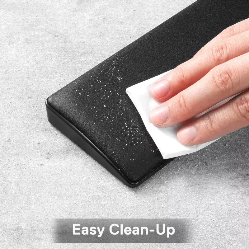 Wrist rest REDRAGON P036 Leatherette memory foam 359×73×20 mm Black