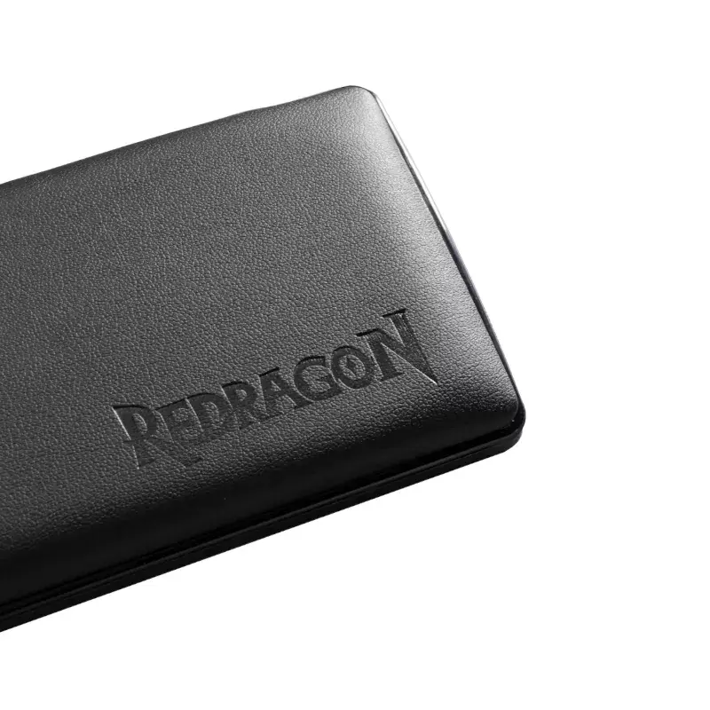Wrist rest REDRAGON P036 Leatherette memory foam 359×73×20 mm Black
