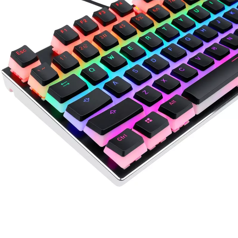 Mechanical keycap set REDRAGON A130 PBT Doubleshot — Black