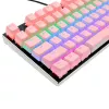 Mechanical keycap set REDRAGON A130 PBT Doubleshot — Pink keycaps, PBT doubleshot construction