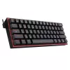 Keyboard REDRAGON FIZZ PRO K616-RGB B Gaming USB RF Wireless Bluetooth QWERTY Black Red