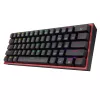 Keyboard REDRAGON FIZZ PRO K616-RGB B Gaming USB RF Wireless Bluetooth QWERTY Black Red