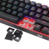 Keyboard REDRAGON FIZZ PRO K616-RGB B Gaming USB RF Wireless Bluetooth QWERTY Black Red