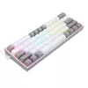 Mechanical Keyboard REDRAGON K617-RGB Fizz Wired USB Grey White