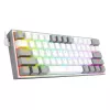 Mechanical Keyboard REDRAGON K617-RGB Fizz Wired USB Grey White