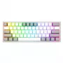 Mechanical Keyboard REDRAGON K617-RGB Fizz Wired USB Grey White
