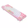 Mechanical keyboard REDRAGON K617-Fizz RGB — wired USB, pink/white, 1.5 m cable