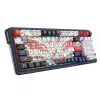 Mechanical keyboard REDRAGON K686AK-RGB-PRO — RF Wireless + USB, Navy White, 1.5 m cable