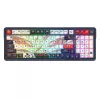 Mechanical keyboard REDRAGON K686AK-RGB-PRO — RF Wireless + USB, Navy White, 1.5 m cable