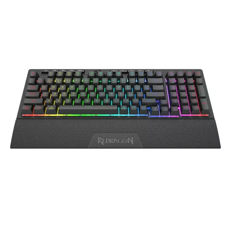 Keyboard REDRAGON K515-RGB SHIVA 98 USB Black Membrane Wired