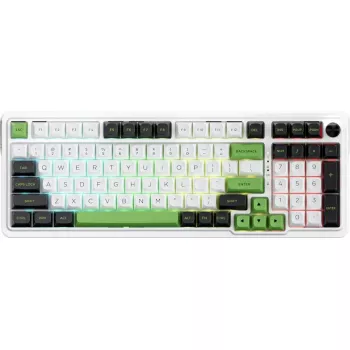 REDRAGON wireless keyboard K686WBG-RGB-MAX with RGB backlight, compact layout, wireless connectivity