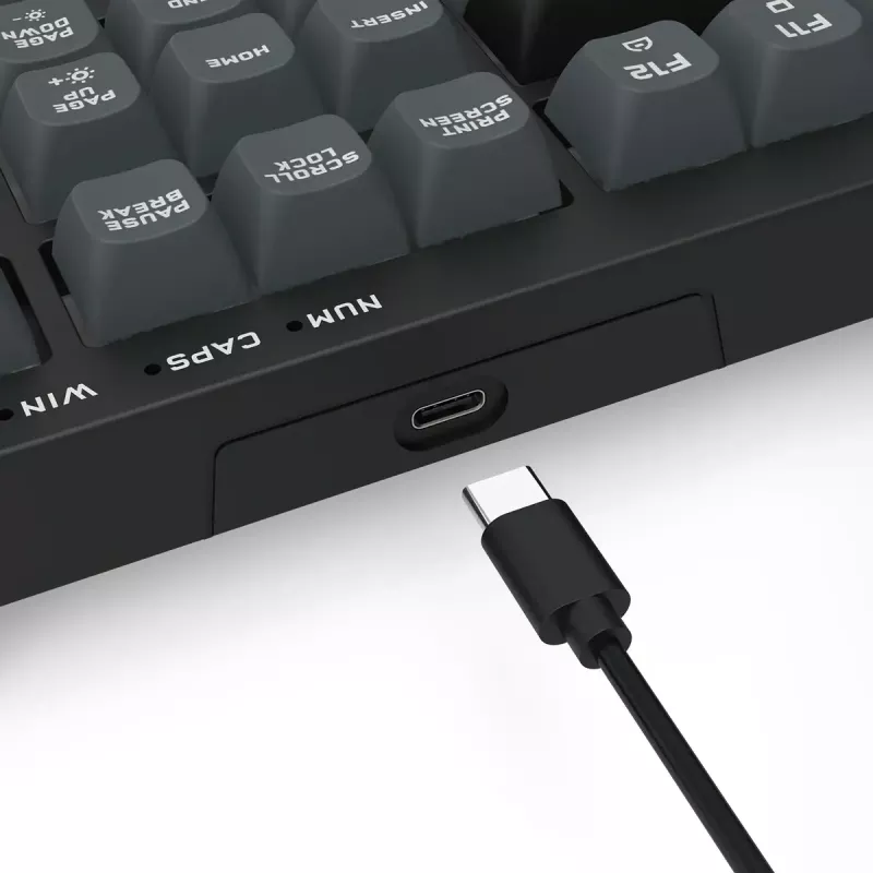 Keyboard REDRAGON K518-RGB-GB Crux Wired USB Black Membrane