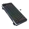 Mechanical keyboard REDRAGON K708-RGB-PRO with USB, RF Wireless and Bluetooth, 1.5 m cable, black, 0.76 kg