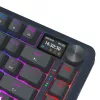 Mechanical keyboard REDRAGON K708-RGB-PRO with USB, RF Wireless and Bluetooth, 1.5 m cable, black, 0.76 kg