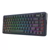 Mechanical keyboard REDRAGON K708-RGB-PRO with USB, RF Wireless and Bluetooth, 1.5 m cable, black, 0.76 kg